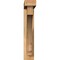Ekena Millwork Imperial Block Rough Sawn Bracket w/ Offset Brace, Western Red Cedar, 4"W x 18"D x 22"H BKT0402X18X22IMP05RWR - alternate 3